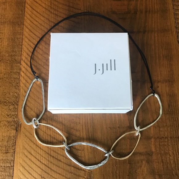 J. Jill Jewelry - J. Jill Gold and Silver Toned Adjustable Necklace J. Jill Jewelry - J. Jill Gold and Silver Toned Adjustable Necklace